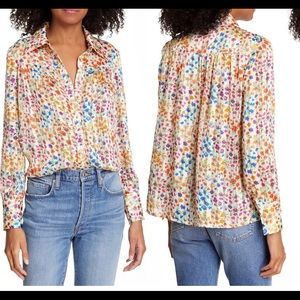 Ba&sh floral blouse NWT!